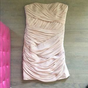 Silk Strapless Dress